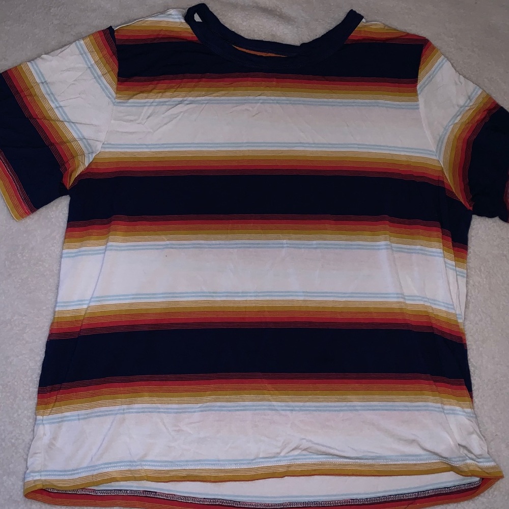 Striped Ringer Tee